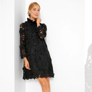 NWT Tuckernuck Blanc Guipure Daphne Dress - Black XS